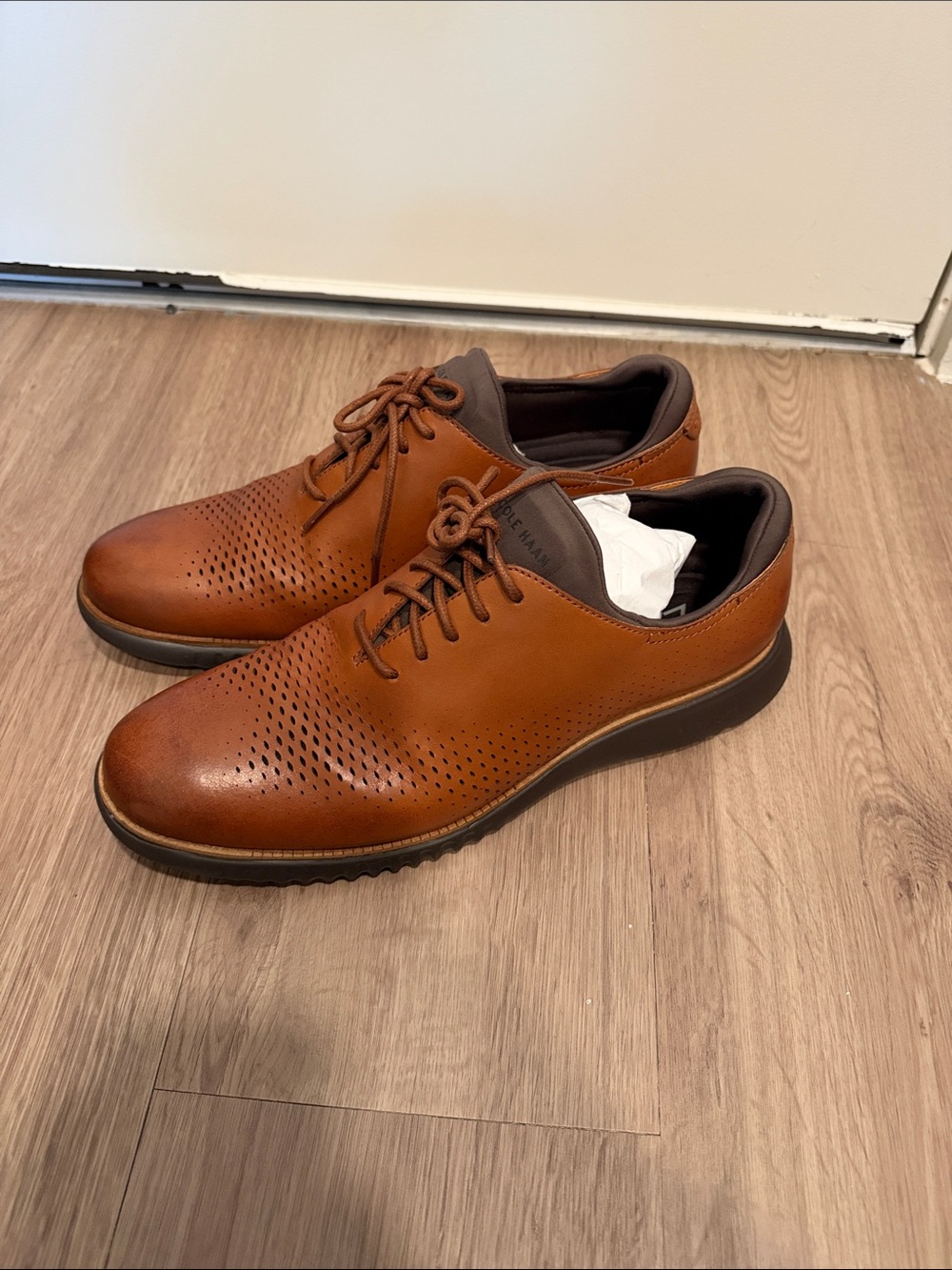 Cole Haan Men's 2.ZERØGRAND Laser Wingtip Oxford Shoes